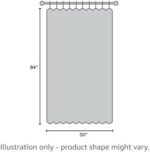 FMFUNCTEX 100% Blackout Curtains Ivory Gold Tree for Living Room, Curtains 84 Inches Long Foil Branch Patterned Panels for Bedroom, Thermal Insulated Drapes Home Office Grommet Top 2 Panels : Home & Kitchen - Image 10