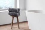 Tens Towels Pack of 4 Extra Large Bath Towels 30 x 60 Inches, 100% Cotton, Larger & Lighter Weight, Quicker to Dry, Super Soft and Absorbent, Perfect for Bathroom, Dark Grey : Home & Kitchen - Image 3