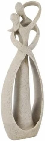 Trycooling Kissing Lovers Statue Abstract Sculpture Resin Statues for Home Decor Modern Home Office Desktop Shelf Bookshelf Decor (Sandstone, Small) : Home & Kitchen - Image 8