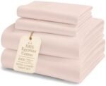 100% Egyptian Cotton King Bed Sheets – Premium 1000 Thread Count Silky Sateen Sheet for All Season Comfort, 15" Deep Pocket King Sheets Set, OEKO-TEX Certified, Durable & Machine Washable - Sepia Rose : Home & Kitchen