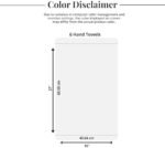 Tens Towels Pack of 6 Hand Towels, 100% Cotton, Lighter Weight, Quick to Dry, 16 x 28 Inches, Super Soft & Absorbent, Perfect for Bathroom & Kitchen (Beige) : Home & Kitchen - Image 9