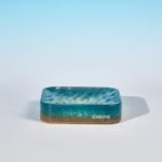 ICNBUYS Handmade Decorative Jewelry Tray, Good Vibes Ocean Waves Resin Art Jewelry Holder with Beach Sand Inside, Handcrafted Mermaid Jewelry Dish - Cute Jewelry Dish for Women, Mom Gift : Clothing, Shoes & Jewelry - Image 8