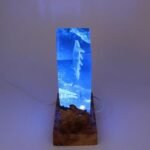 Whale Shark Ocean Resin Lamp, Handmade Wooden Table Resin Night Light, USB Port Art Ornaments for Home Office Decor, Scuba Diver Gifts for Birthday Holiday, Valentine's Day Gifts for Husband : Tools & Home Improvement - Image 4