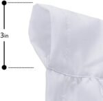 Homechoice Decor Thermal Insulated Blackout Window Curtains, 54" W x 84" L x 2 Panels, Boho Ruched Window Treatments with 3 Rows of Butterfly Flowers, Rustic Rod Pocket Drapes for Room, White (LQ-30) : Home & Kitchen - Image 5