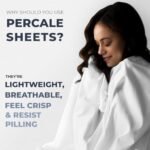 Sweave 100% Egyptian Cotton Percale Sheets King Size - Genuine Luxurious 400 Thread Count - Naturally Crisp, Breathable, Skin-Friendly & Cooling - Softer After Each Wash - Oeko-TEX Certified Giza : Home & Kitchen - Image 7