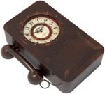 Abdurey Retro Old Telephone Wall Clock with Hidden Safe, Battery Operated Quartz Metal Wall Clocks, Large Rectangular Vintage Decor Clocks, for Farmhouse, Living Room(16" H x 12" W x 4" D) : Home & Kitchen - Image 7
