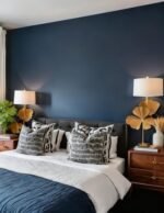 HeloHo 118"X15.7" Solid Blue Wallpaper Matte Textured Peel and Stick Wallpaper Self Adhesive Removable Wall Paper Waterproof Contact Paper for Living Room Bedroom Decor - - Image 8