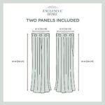 TOWN & COUNTRY LUXE Talia Double Layer Indoor Curtains, Sheer and Room Darkening Blackout, Grommet Top, Energy Efficient, 2-Pack Set, 52"x84", Rose Blush : Home & Kitchen - Image 8