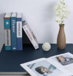 HeloHo 118"X15.7" Solid Blue Wallpaper Matte Textured Peel and Stick Wallpaper Self Adhesive Removable Wall Paper Waterproof Contact Paper for Living Room Bedroom Decor - - Image 6