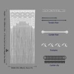 YaoYue Macrame Lace Door String Curtain for Doorways,Room Divider Doorway Hippie Window Panel Room Divider Wall Closet Curtains for Bedroom Closet Door Drapes Decorations (35×79in/90×200cm,White) : Home & Kitchen - Image 2