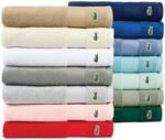 Lacoste Heritage 100% Supima Cotton Bath Towel, Aloe, 30" x 54" – Highly Absorbent & Quick Drying, Premium Super Soft Bath Towel, Bathroom Essential, Gift for All Occasions, Machine Washable : Home & Kitchen - Image 6