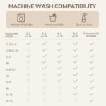 BESTSWEETIE 8x10 Area Rugs for Living Room Washable Moroccan Farmhouse Neutral Geometric Low Pile Non-Slip Soft Print Pattern Rug for Bedroom Kitchen Dining Room Entryway Black/Brown : Home & Kitchen - Image 6