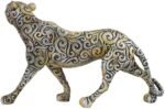 Shree aakarshanPanther Standing Position Animal Showpiece Antique Sculpture for Home Decor Showpiece Figurine -1 : Home & Kitchen - Image 2