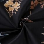 MAG 3pcs Black Floral Queen Bed Sheet,Microfiber Flower Bedding Sheet Set,Boho Bedding Sheet Set with 1 Fitted Sheet and 2 Pillowcases,14 Inches Deep (Black, Queen) : Home & Kitchen - Image 9