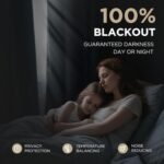 Joydeco Blackout Curtains for Bedroom - Nature Linen 84 Inch Long 100% Light Blocking 2 Panels Set, Rod Pocket & Back Tabs Living Room Drapes, Thermal Insulated Room Darkening Window Curtains : Home & Kitchen - Image 3