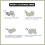 WONGS BEDDING Stretch Velvet Sofa Slipcover, Cushion Couch Cover with Skirt, Pet Friendly Durable Washable Stretchable, Easy Fit Universal Furniture Protector, (45"-53",Brown) : Home & Kitchen - Image 6