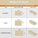 MYSKY HOME Couch Cover for Dogs, Washable Couch Covers, Non Slip Sofa Cover, Couch Cover 2 Cushion Sofa Dogs Furniture Protector with Tassels, Chenille Sofa Slipcover for Pets, 71"x118", Dark Grey : Home & Kitchen - Image 5