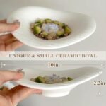 Decorative Bowl, 10 in Fruit Bowl for Kitchen Counter, Ceramic Centerpiece Bowl for Home Decor, Modern Key Tray for Entryway Table, White Candy Bowl for Aesthetic Kitchen, Coffee Table, Minimalist: Home & Kitchen - Image 2