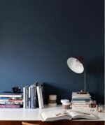 HeloHo 118"X15.7" Solid Blue Wallpaper Matte Textured Peel and Stick Wallpaper Self Adhesive Removable Wall Paper Waterproof Contact Paper for Living Room Bedroom Decor - - Image 3