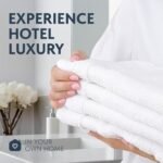 Luxury White Hand Towels - Soft 100% Turkish Cotton | Highly Absorbent Hotel spa Bathroom Towel Collection | 16x30 Inch | Set of 6 : Home & Kitchen - Image 6