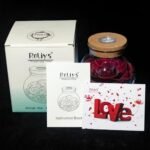 Preserved Real Roses with Colorful Mood Light Wishing Bottle,Eternal Rose，Never Withered Flowers,for Bedroom Party Table Decor, Anniversary,Valentine's,Mother's Day,a Gifts for Women (Burgundy) : Home & Kitchen - Image 3