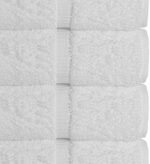Chakir Turkish Linens | Hotel & Spa Quality 100% Cotton Premium Turkish Towels | Soft & Absorbent (4-Piece Bath Towels, White) : Home & Kitchen - Image 4