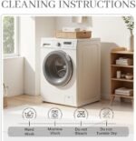 ALIECOM 100% Waterproof Couch Cover for 3 Cushion Couch Sofa Pet Friendly Sofa Covers Washable Printed Non Slip Furniture Protector Slipcovers with Pockets for Dogs (Boho Beige, Large) : Home & Kitchen - Image 9