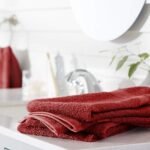Amazon Basics 6 Piece hand towels for bathroom, Fade Resistant 100% Cotton, soft absorbent bathroom handtowel 6 - Pack (26''x16''), Crimson : Home & Kitchen - Image 7