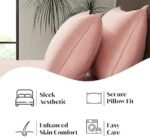 Luxury Bamboo Market | King Size Bed Sheet Set | 100% Viscose Made from Bamboo | Organically Grown | Ultra Soft | Cooling Sheets for Hot Sleepers | 17" Deep Pocket [Rose Quartz] : Home & Kitchen - Image 7