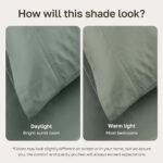 CALIFORNIA DESIGN DEN 5-Star Hotel 600 Thread Count 100% Cotton, Soft & Smooth Queen Sheet Set with Deep Pockets, Quality Beats Egyptian Cotton Claims (Sage Green) : Home & Kitchen - Image 4