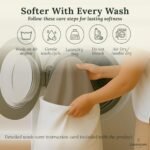 Cloud Scape Linen 100% Egyptian Cotton Sheets King Size, 4 Pieces Breathable and Naturally Cooling Bedding Set, Long-Staple Cotton for Lasting Softness, Deep Pocket Fitted up to 16” King Sheet, Taupe : Home & Kitchen - Image 8