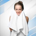 Infinitee Xclusives Luxury 100% Ring-Spun Cotton White Bath Towels Set of 4 (27x54 inches) – Soft, Absorbent & Quick-Drying Towels for Bathroom, Gym, Spa & Hotel Use (Brilliant White, Bath Towels) : Home & Kitchen - Image 6