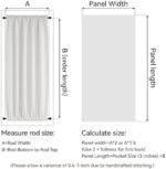 Vatge Self-Adhesive French Door Curtains - Rodless No Drill Light Filtering Window Treatment for Sliding Glass Doors, 1 Panel, W25 x L72, Greyish White : Home & Kitchen - Image 6