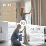 Joydeco Blackout Curtains for Bedroom - Nature Linen 84 Inch Long 100% Light Blocking 2 Panels Set, Rod Pocket & Back Tabs Living Room Drapes, Thermal Insulated Room Darkening Window Curtains : Home & Kitchen - Image 7