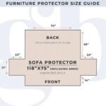 Great Bay Home Reversible Patchwork Sofa Cover - Washable Slipcover Furniture Protector with Elastic Straps - Couch Cover for Dogs, Kids, and Pets - Box-Stitched Detail (Sofa, Navy) : Home & Kitchen - Image 3