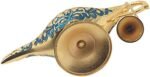 AVESON Classic Vintage Aladdin Magic Genie Costume Lamp Home Table Decoration & Gift, Golden Blue : Home & Kitchen - Image 6