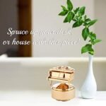 Matashi 24K Gold Plated Swan Lake Piano Music Box – Crystal Studded Figurine – Beautiful Home & Office Décor – Ideal Christmas, Valentine’s for Her : Home & Kitchen - Image 6