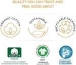 Sleep Mantra Premium 100% Organic Cotton Bed Sheet Set - Soft & Cooling Percale Weave - 4 Piece Bedding Set with Deep Pocket - GOTS Certified - Breathable & Eco-Friendly (Cal King, Blue) : Home & Kitchen - Image 7