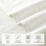 REDKISS 8 Piece Ivory Towels Set - 100% Cotton Towels Set with 2 Large Bath Towels, 2 Hand, 4 Washcloths, 600 GSM Highly Absorbent Bath Towel Sets, Cream Quick Dry Shower Towel for Family Gym : Home & Kitchen - Image 6