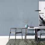 Grasscloth Peel and Stick Wallpaper Grey Blue 15.74" X 118.11" Fabric Textured Self-Adhesive Contact Paper Removable Vinyl Wall Paper Grass Cloth Linen Wallpapers for Bathroom Bedroom Cabinets Desk - - Image 6