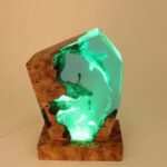 Whale Shark Ocean Resin Lamp, Handmade Wooden Table Resin Night Light, USB Port Art Ornaments for Home Office Decor, Scuba Diver Gifts for Birthday Holiday, Valentine's Day Gifts for Husband : Tools & Home Improvement - Image 7