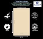 GLAMBURG 100% Cotton 2 Pack Oversized Bath Towel Set 28x55 Inches, Ultra Soft Highly Absorbant Compact Quickdry & Lightweight Large Bath Towels, Ideal for Gym Travel Camp Pool - Black : Health & Household - Image 8