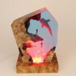 Whale Shark Ocean Resin Lamp, Handmade Wooden Table Resin Night Light, USB Port Art Ornaments for Home Office Decor, Scuba Diver Gifts for Birthday Holiday, Valentine's Day Gifts for Husband : Tools & Home Improvement - Image 8