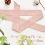 jinchan Semi Sheer French Door Curtain with Tie Up Bows Floral Embroidered Voile Privacy Curtain for Patio Door Closet Sliding Glass Door Rod Pocket 72 Inch 1 Panel Pink : Home & Kitchen - Image 9