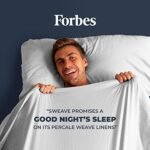 Sweave 100% Egyptian Cotton Percale Sheets King Size - Genuine Luxurious 400 Thread Count - Naturally Crisp, Breathable, Skin-Friendly & Cooling - Softer After Each Wash - Oeko-TEX Certified Giza : Home & Kitchen - Image 8