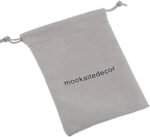 mookaitedecor Natural Agate Slice Art Print Snowy Owl Table Display with Wooden Stand, Irregular Agate Geode Stone Figurine for Office & Home Decoration : Home & Kitchen - Image 5