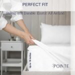 Pointehaven Bedding 4 Pieces Full 100% Cotton Percale Sheets- Printed Bed Sheet & Pillowcase Sets- Soft Cotton Bed Sheets Set- Fits Mattress 19 inches Deep Pocket (Full, Cypress) : Home & Kitchen - Image 3