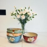 Ceramic Bowls For Kitchen, 28oz - Bowl Set of 4 - For Cereal, Salad, Pasta, Soup, Ramen, Serving etc - Dishwasher, Microwave, and Oven Safe - For Breakfast, Lunch and Dinner (Blue+Red+Green+Pink) : Home & Kitchen - Image 4