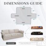 ALIECOM 100% Waterproof Couch Cover for 3 Cushion Couch Sofa Pet Friendly Sofa Covers Washable Printed Non Slip Furniture Protector Slipcovers with Pockets for Dogs (Boho Beige, Large) : Home & Kitchen - Image 3