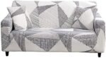 HOOBUY Printed Sofa Cover Stretch Couch Covers Sofa Slipcovers for 2 Cushion Couch and Loveseat with Two Free Pillow Case 02#(2 Seater/Loveseat) : Home & Kitchen